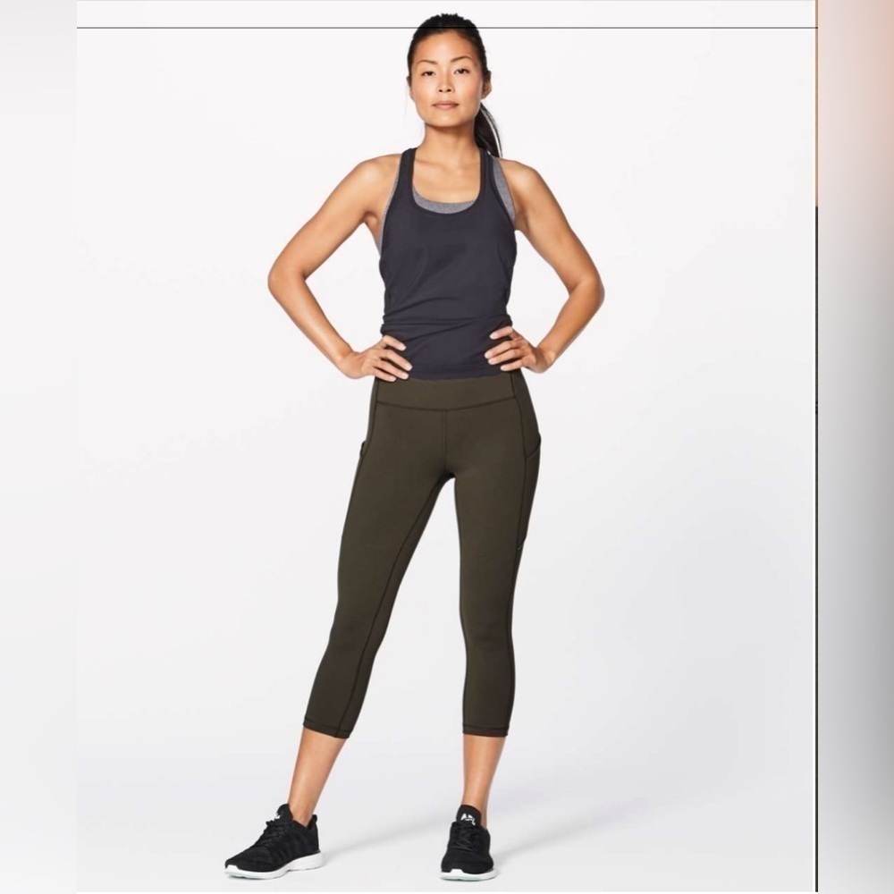 Lululemon Speed Up Crop (20")
Dark Olive Size 4